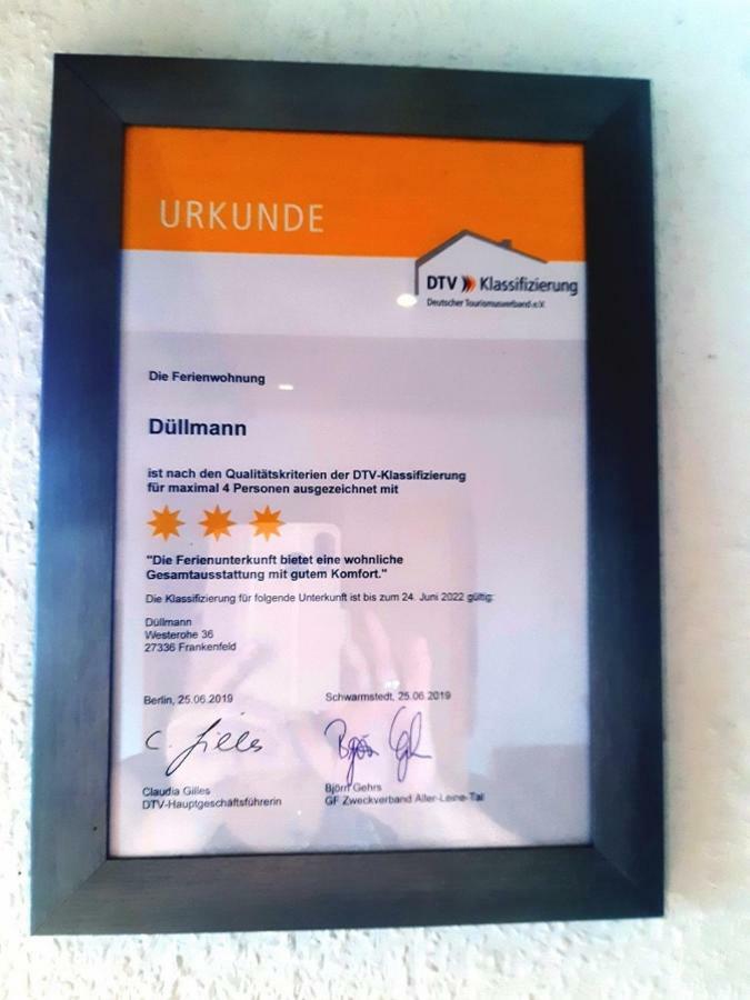 Ferienwohnung Jagoda In Der Lueneburger Heide Frankenfeld Eksteriør billede